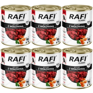 DOLINA NOTECI Hundenassfutter Rafi Classic mit Rindfleisch 6x800g