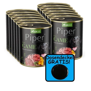 DOLINA NOTECI Piper für Hunde mit Wildfleisch und Kürbis 12x800g