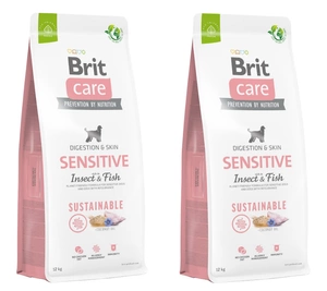 BRIT CARE Sustainable Sensitive Insect & Fish 2x12kg
