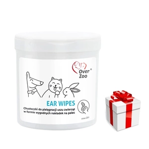 OVER ZOO Ohrentücher 50 Stk + Überraschung für den Hund