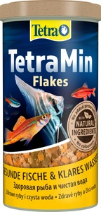TETRA TetraMin 1 L Flockenfutter für Aquarienfische
