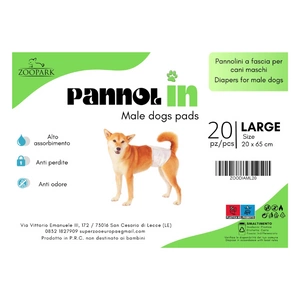 PannolIN Hundewindeln Größe L 20x65cm 20Stk/Packung.