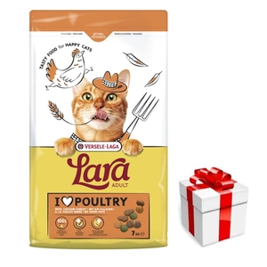 VERSELE-LAGA Lara Adult Turkey & Chicken 7kg - Katzenfutter für Erwachsene mit Pute und Huhn + Überraschung für die Katze