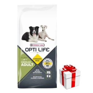 VERSELE-LAGA Opti Life Adult Medium 12,5kg + Überraschung für den Hund