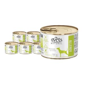 4 Vets Dog Allergy 6x185g