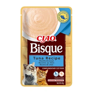 INABA Cat Ciao Bisque - Ergänzungsfuttermittel für Katzen mit Thunfischgeschmack 40g