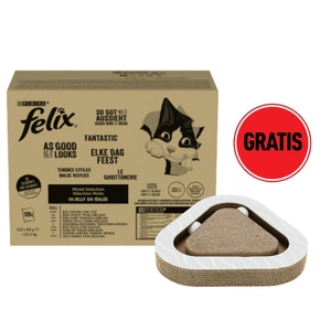 FELIX Fantastic Katzenfutter Auswahl an Geschmacksrichtungen in Gelee 120x85g