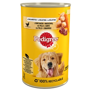 PEDIGREE Adult Dose 400g - Huhn und Gemüse in Gelatine Nassfutter für Hunde