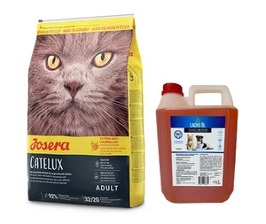 Josera Catelux 10 kg + LAB V Lachsöl 5l