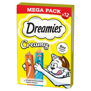 DREAMIES Cremig mit Huhn und Lachs 12x10g