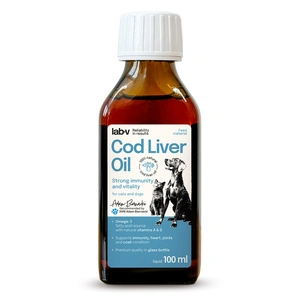 Lab-v Cod Liver Oil - 100% Lebertran für Hund und Katze 100 ml