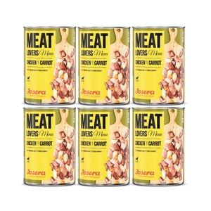 JOSERA Meatlovers Menu Hähnchen mit Karotten 6x800g