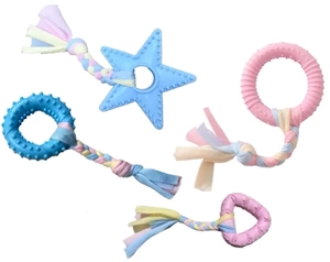 Beißring für Hunde aus Gummi, 22 cm