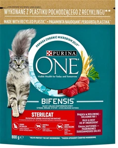 Purina One Cat Sterilcat Futter mit Rindfleisch 800g