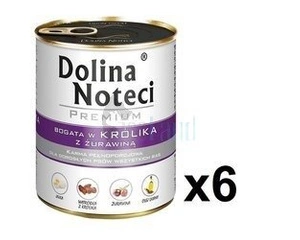 Dolina Noteci - PREMIUM Hase mit Preiselbeeren 6x800g