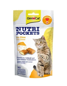 GIMCAT NUTRI POCKETS Leckerli mit Käse 60g