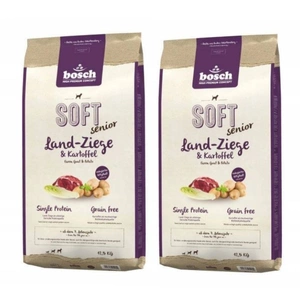 Bosch Soft Senior Land-Ziege & Kartoffel 2x12,5 kg