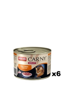 Animonda Cat Carny Adult Rind und Huhn 6x200g