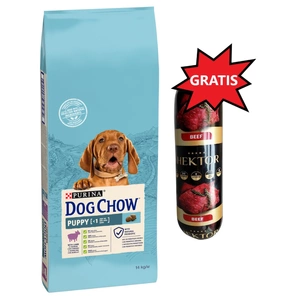 PURINA Dog Chow Puppy Lamb 14kg + Hektor 900g GRATIS!