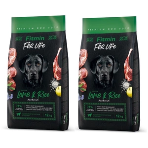 FITMIN dog For Life Lamb & Rice 2x12 kg