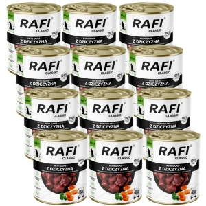 DOLINA NOTECI Hundenassfutter Rafi Classic mit Wildfleisch 12x800g
