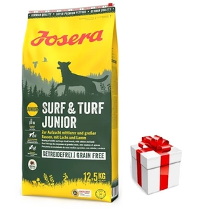 JOSERA Surf & Turf Junior 12,5kg + Überraschung für den Hund