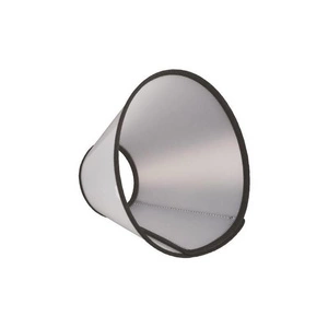 TRIXIE Kunststoff-Schutzkragen mit Klettverschluss, L-XL: 50-58cm/28cm