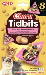 INABA Cat Churu Leckerbissen - Thunfisch und Lachs 8x12g