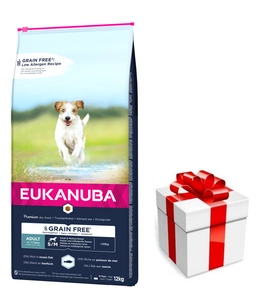 EUKANUBA Adult Small&Medium Grain Free 12kg  + Überraschung für den Hund