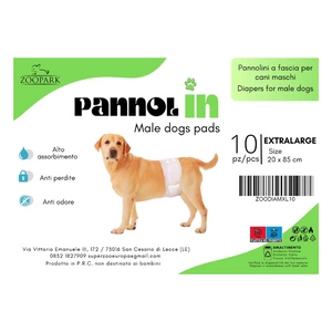 PannolIN Hundewindeln Größe XL 20x85cm 10Stk/Packung.