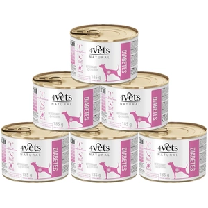 4 Vets Dog Diabetes 6x185g