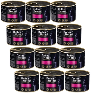 DOLINA NOTECI Premium Nasses Katzenfutter Putenbrustfilet in Sauce 12x185g