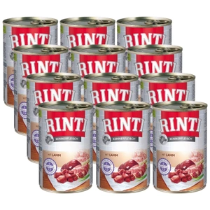Rinti Kennerfleisch Nassfutter für Hunde - Lamm 12x400g