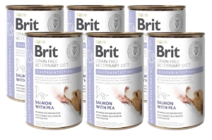 BRIT GF Veterinary Diets Dog Gastrointestinal 6x400g- Nassfutter für Hunde