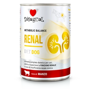 Disugual Veterinary Nassfutter für Hunde RENAL Rind (Erwachsene) 400g