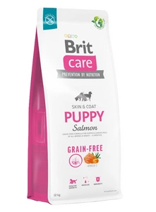 BRIT CARE Dog Grain-free Puppy Salmon 12kg + LAB V 500ml -5% billiger!!!