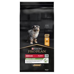 Purina Pro Plan Medium Puppy Optistart, Huhn und Reis 12kg + Dolina Noteci 400g