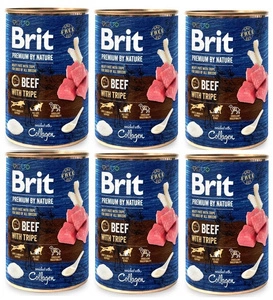 Brit Premium by Nature Rindfleisch mit Kutteln 6x400g