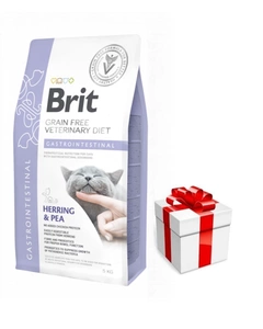 Brit gf Veterinärdiät Katze Magen-Darm 5kg + Überraschung für die Katze