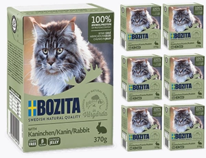 Bozita Feline Häppchen Kaninchen in Gelee - 6x370 g