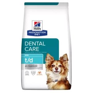 HILL'S PD Prescription Diet Canine t/d Mini Dental Care 2x3kg