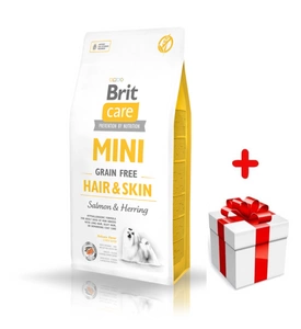 BRIT CARE Mini Grain-Free Hair&Skin 400g+ Überraschung für den Hund