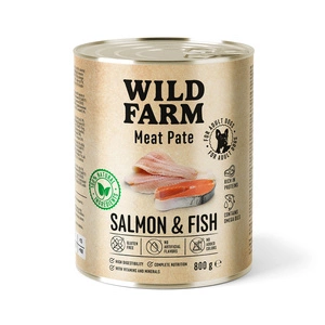 WILD FARM Pastete Lachs&Fisch 800g glutenfreies Hundefutter