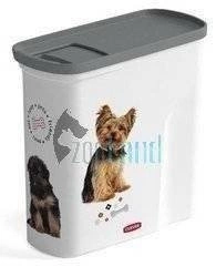 CURVER Pet-Futter Container 1kg/2L 20,6 x 19,3 x 8,7 cm Hund 04346-L29