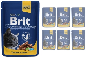 BRIT Cat Huhn und Truthahn  6x100g