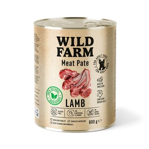 WILD FARM Pastete Lamm 800g glutenfreies Hundefutter