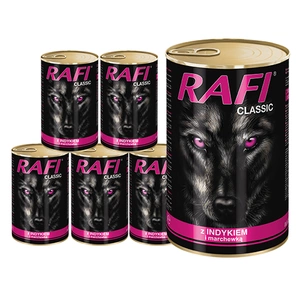 Rafi Classic mit Pute und Karotten in Sauce 6x1240g
