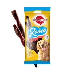 PEDIGREE Rodeo 123g - eine Delikatesse für Hunde mit Rindfleisch