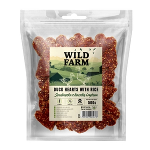 WILD FARM Hearts mit Ente und Reis 500g Hundeleckerli