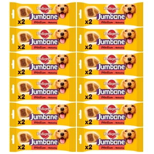 PEDIGREE Jumbone (mittlere Rasse) Hundeleckerli mit Rindfleisch - 12x180g